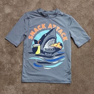 Snack Attack Grey Rashguard  Shirt